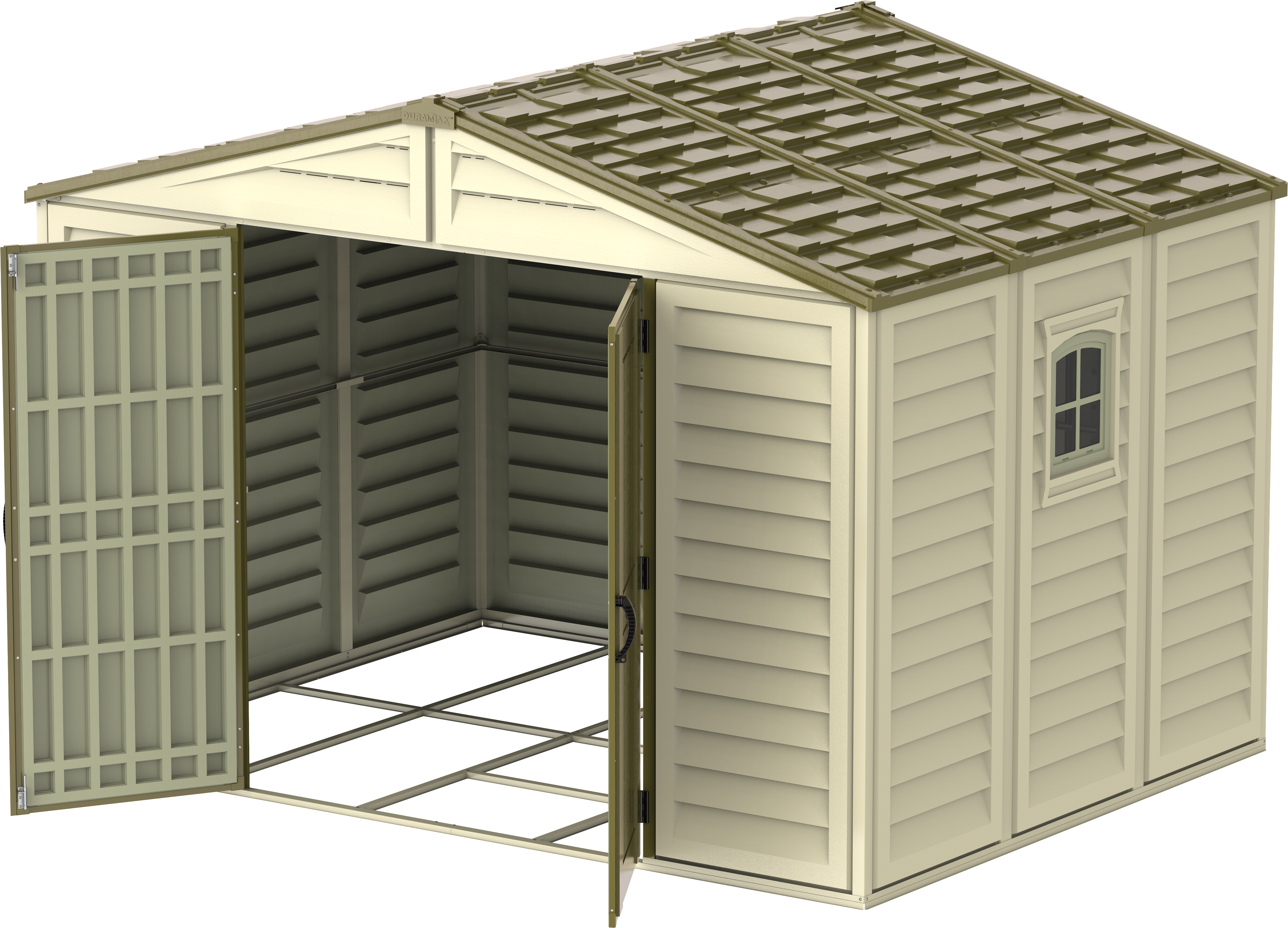 Duramax WoodBridge Plus 3.19 x 2.40 m Plastic Shed