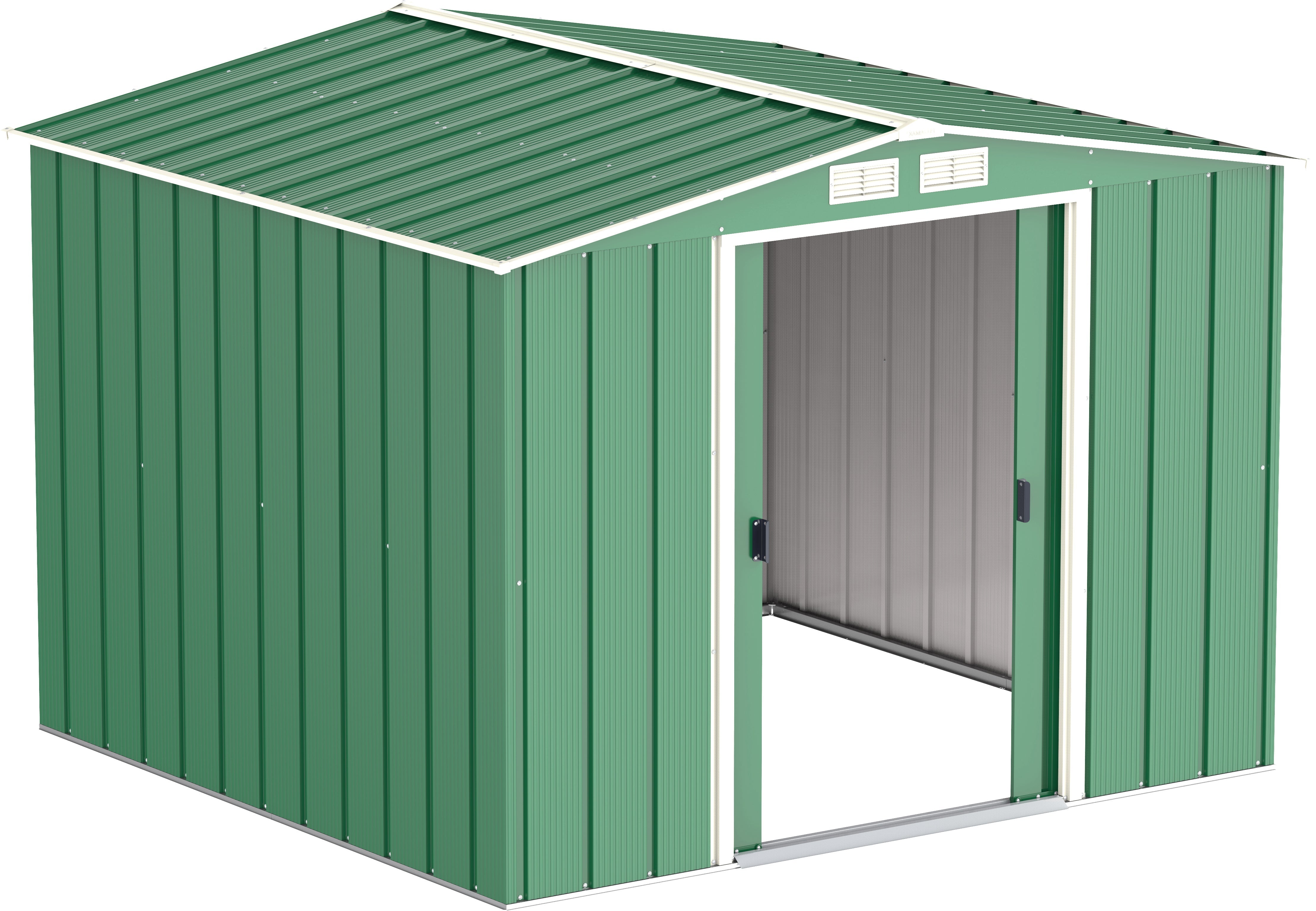 Duramax ECO 2.52 x 2.34 m Metal Shed - Green