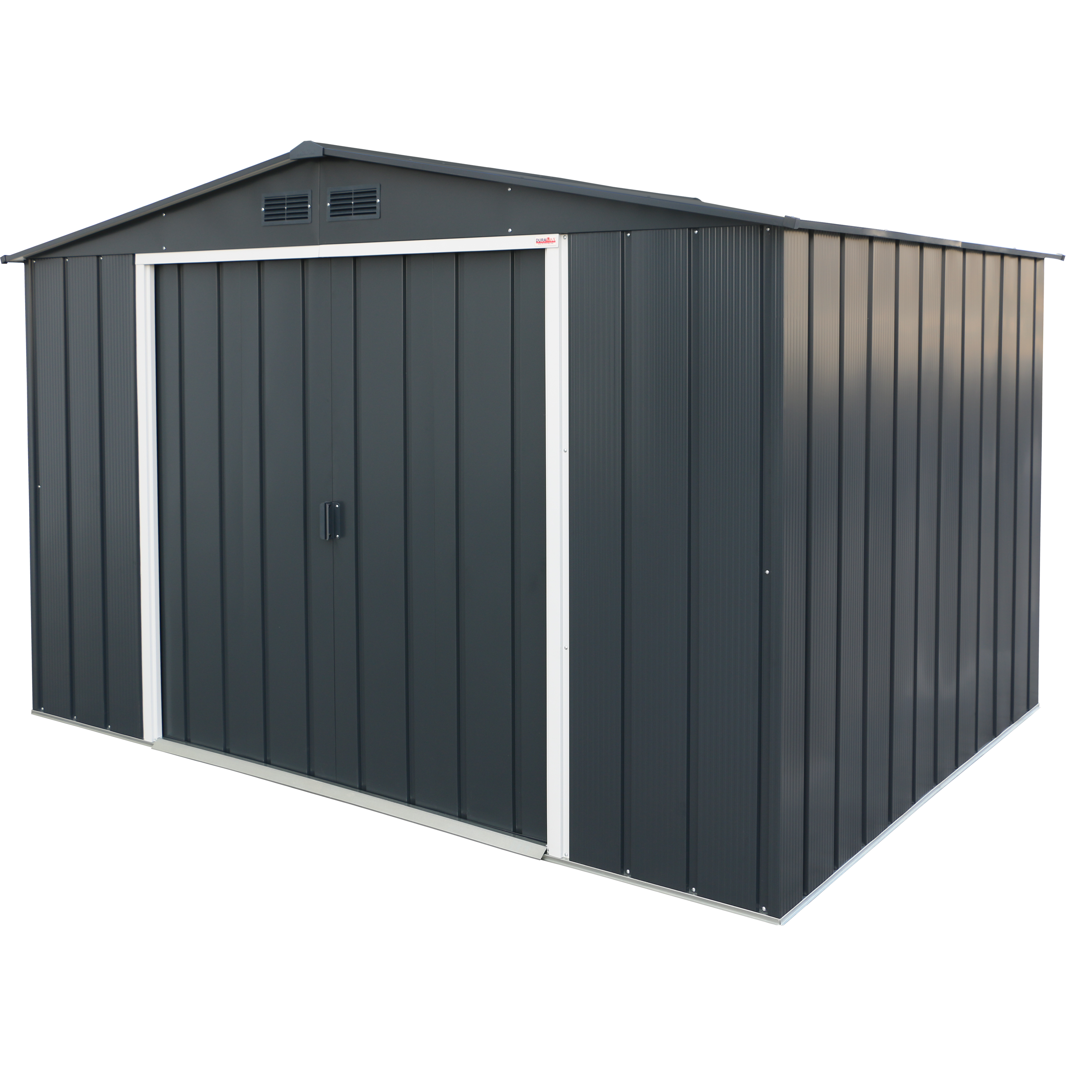 Duramax ECO 3.12 x 2.34 m Metal Shed - Anthracite