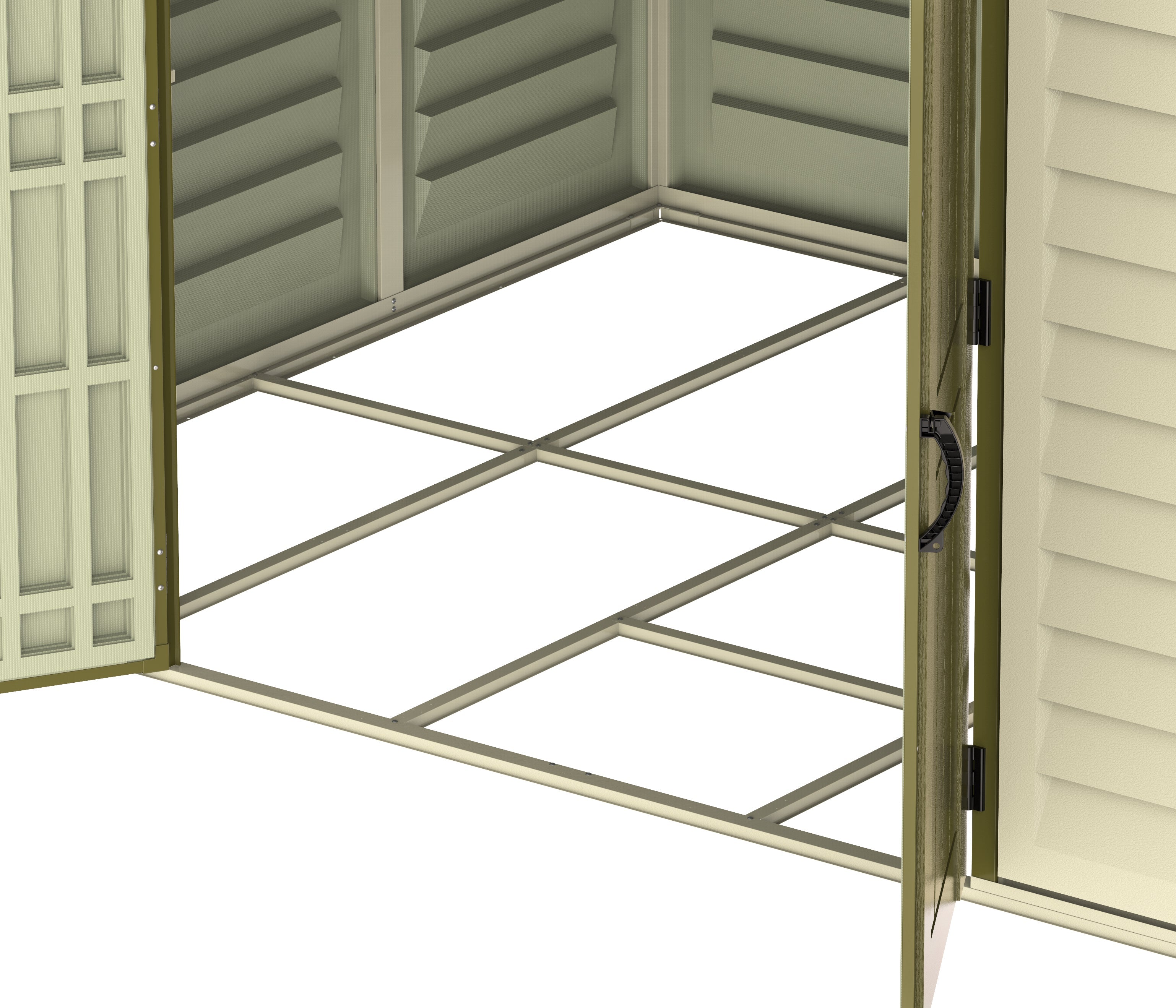 Duramax WoodBridge Plus 3.19 x 2.40 m Plastic Shed