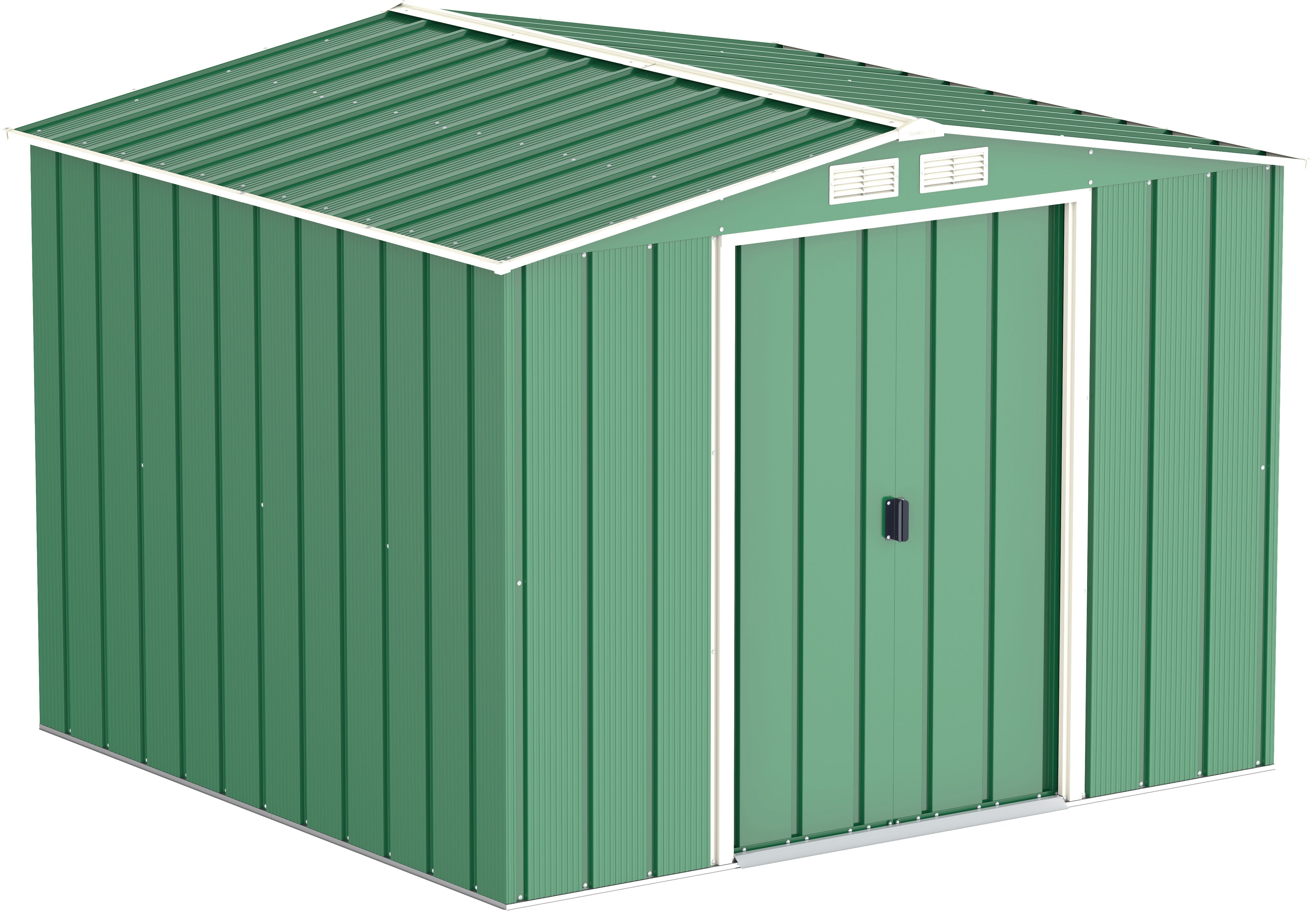 Duramax ECO 2.52 x 2.34 m Metal Shed - Green